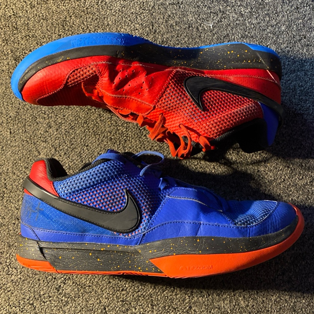 Nike Ja 1 Red and Blue Sneakers